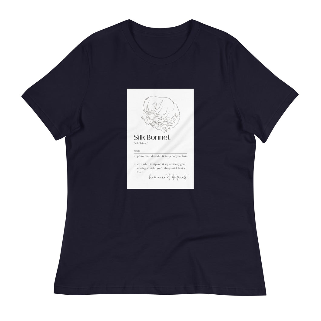Silk Bonnet Definition -  Women's Short Sleeve T-Shirt