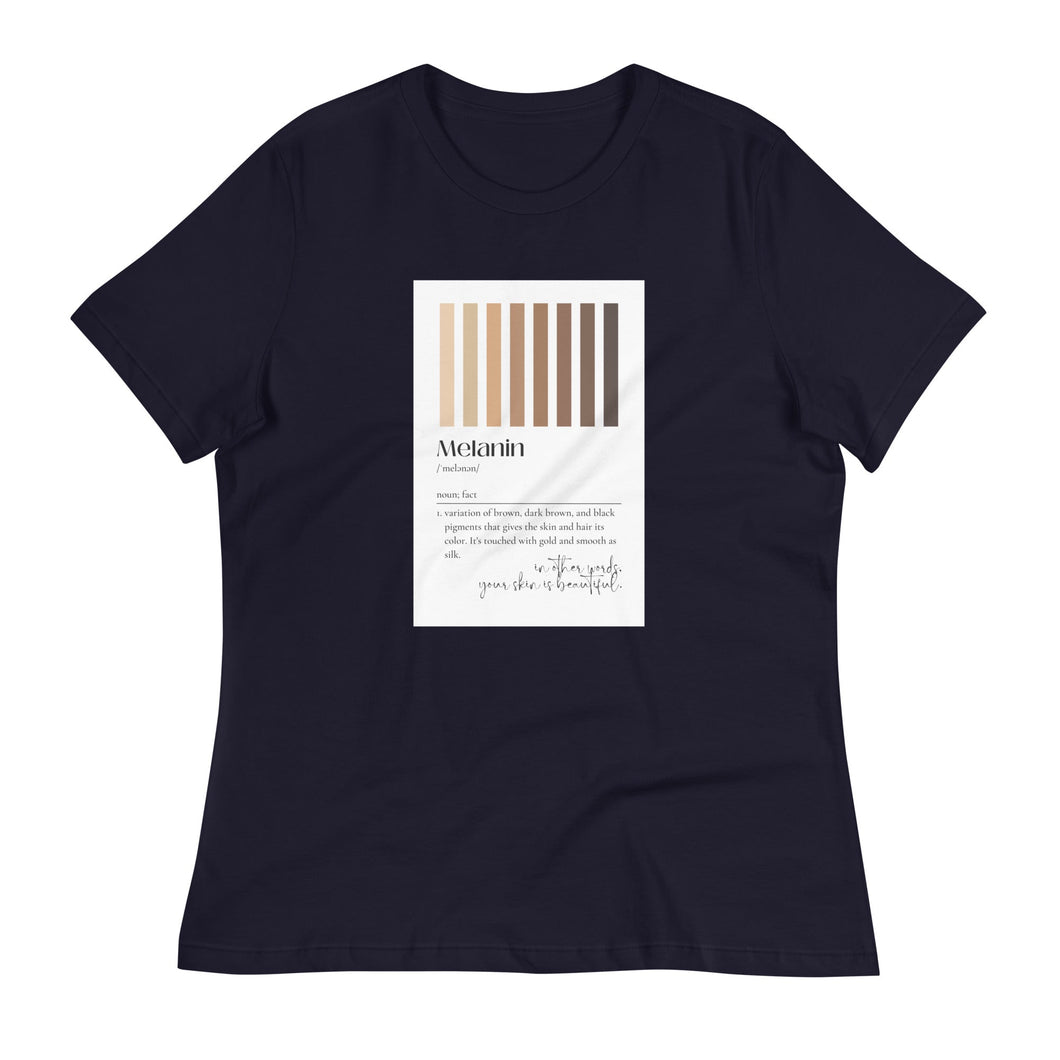 Melanin Definition - Women's Short Sleeve T-Shirt