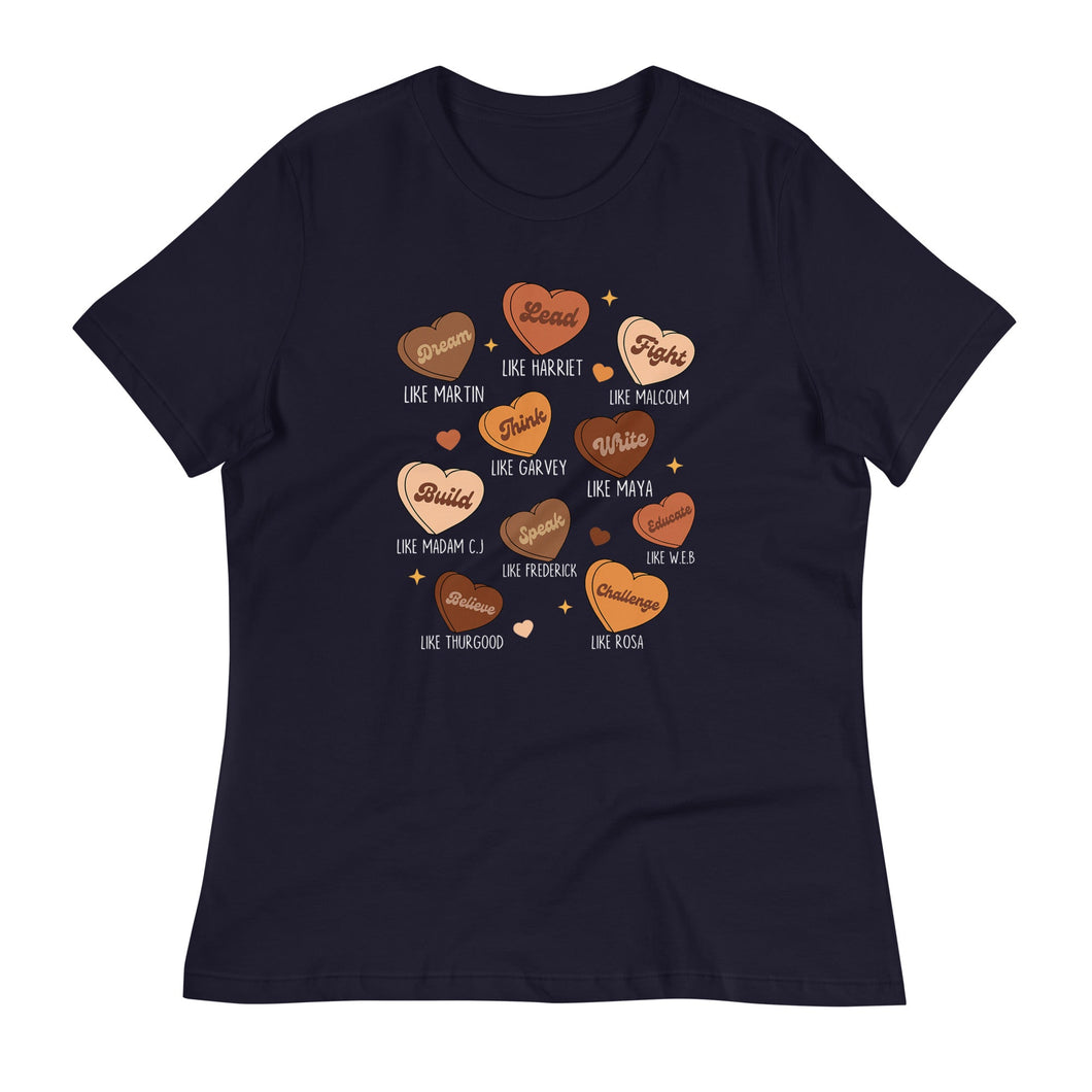 Melanin Hearts  - Women's Short Sleeve T-Shirt