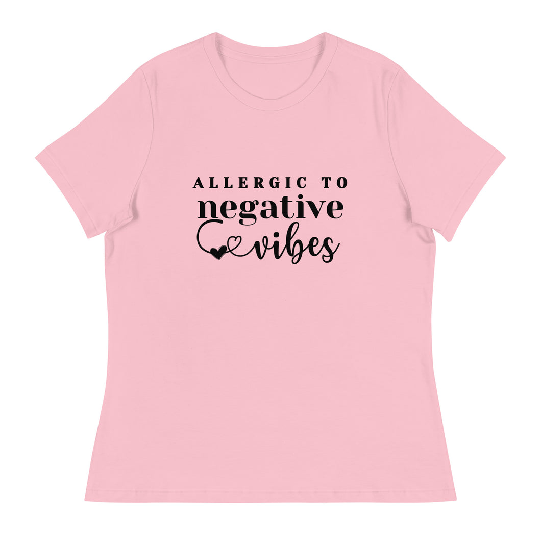 Allergic to Negative Vibes - Women's Relaxed T-Shirt