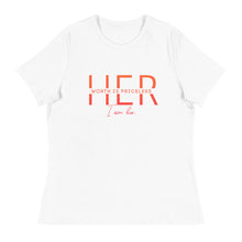 Load image into Gallery viewer, Her Worth Women&#39;s Short Sleeve T-Shirt
