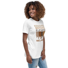 Load image into Gallery viewer, Educated Motivated Elevated Melanated Drip Women&#39;s Short Sleeve T-Shirt
