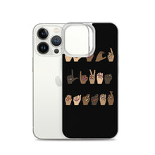 Load image into Gallery viewer, BLM (American Sign Language) - iPhone Case
