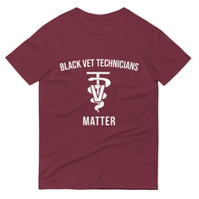Load image into Gallery viewer, Black Veterinarian Technicians Matter - Unisex Short-Sleeve T-Shirt
