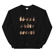 Load image into Gallery viewer, Black Lives Matter (American Sign Language) - Sweatshirt

