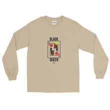 Load image into Gallery viewer, Black Queen Card - Long Sleeve T-Shirt
