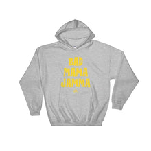 Load image into Gallery viewer, black-owned-clothing-hoodie-grey-bad-mama-jamma
