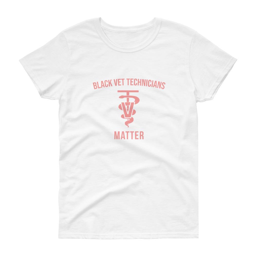 Black Veterinary Technicians Matter - Women's short sleeve t-shirt