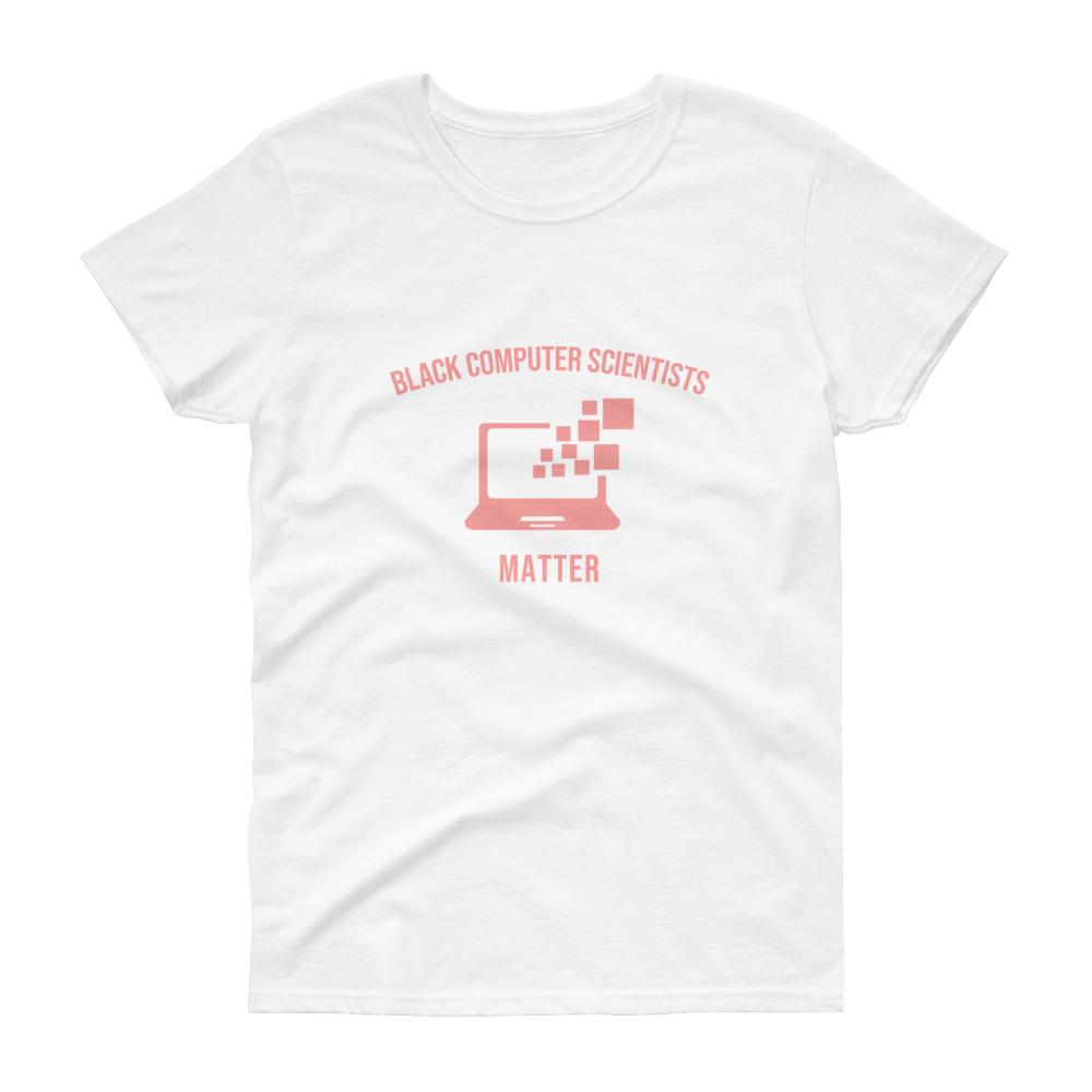 Black Computer Scientists Matter - Women's short sleeve t-shirt