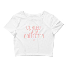 Load image into Gallery viewer, Curled Calm Collected - Crop Top
