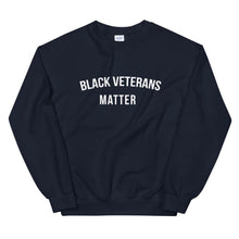 Load image into Gallery viewer, Black Veterans Matter - Unisex Sweatshirt

