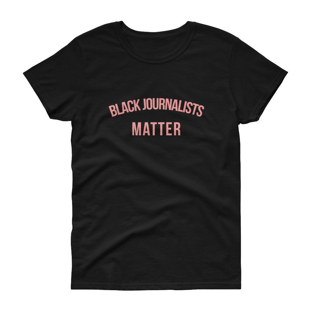 Black Journalists Matter - Women's short sleeve t-shirt