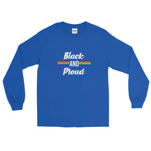 Load image into Gallery viewer, Black and Proud (Proud) - Long Sleeve T-Shirt
