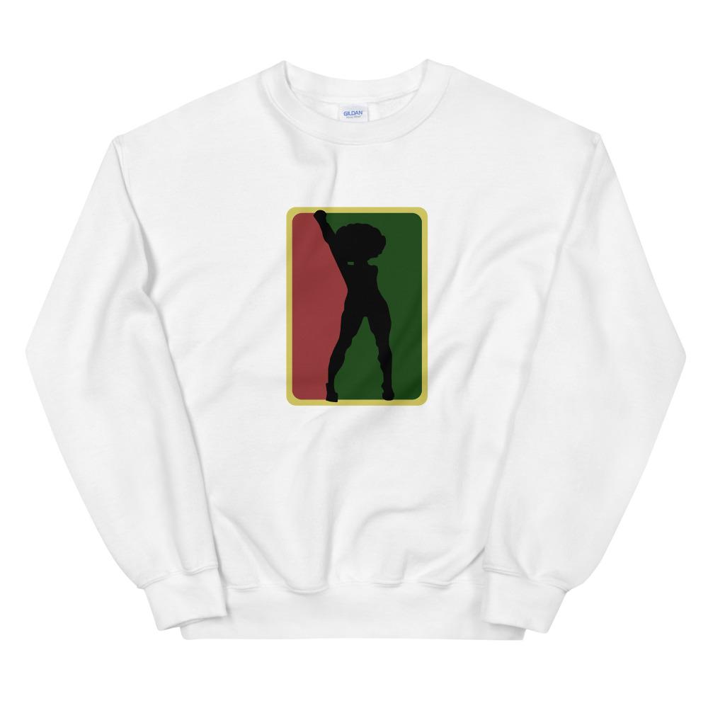 Black Woman Afro Fist - Sweatshirt