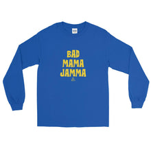 Load image into Gallery viewer, black-owned-clothing-bad-mama-jamma-t-shirt-long-sleeve-royal-blue
