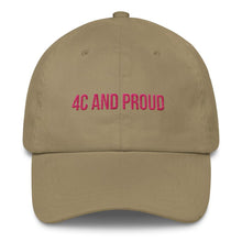 Load image into Gallery viewer, Black-owned-clothing-melanin-khaki-4c-and-proud-hat-my-pride-apparel
