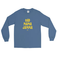 Load image into Gallery viewer, black-owned-clothing-bad-mama-jamma-t-shirt-long-sleeve-blue
