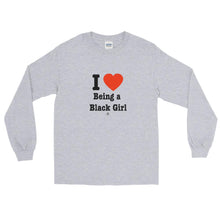 Load image into Gallery viewer, I Love Being A Black Girl - Long Sleeve T-Shirt
