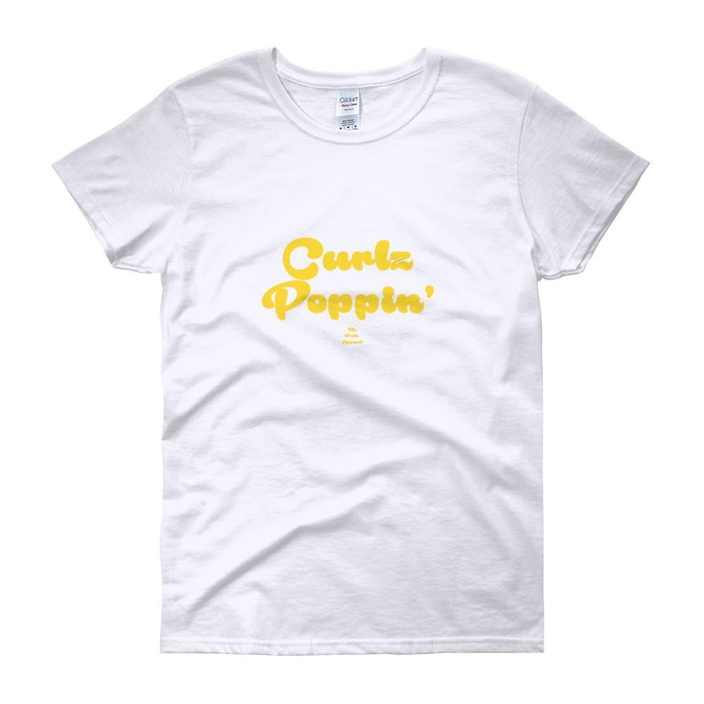 Curlz Poppin' - Women's short sleeve t-shirt