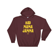 Load image into Gallery viewer, black-owned-clothing-hoodie-burgundy-bad-mama-jamma
