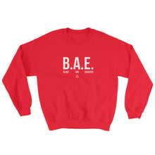 Load image into Gallery viewer, BAE Black and Educated (white) - Sweatshirt
