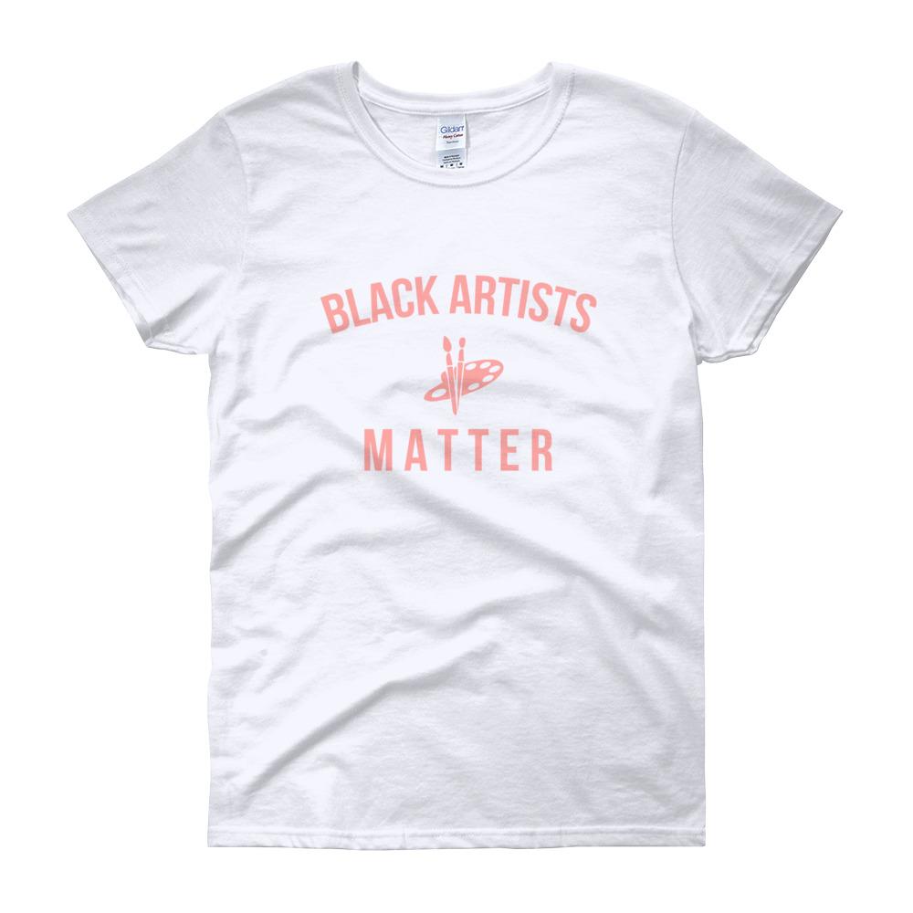 Black Artists Matter - Women's short sleeve t-shirt