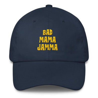 black-owned-clothing-navy-baseball-cap-mama-jamma
