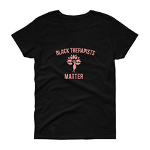 Load image into Gallery viewer, Black Therapists Matter (logo) - Women&#39;s short sleeve t-shirt
