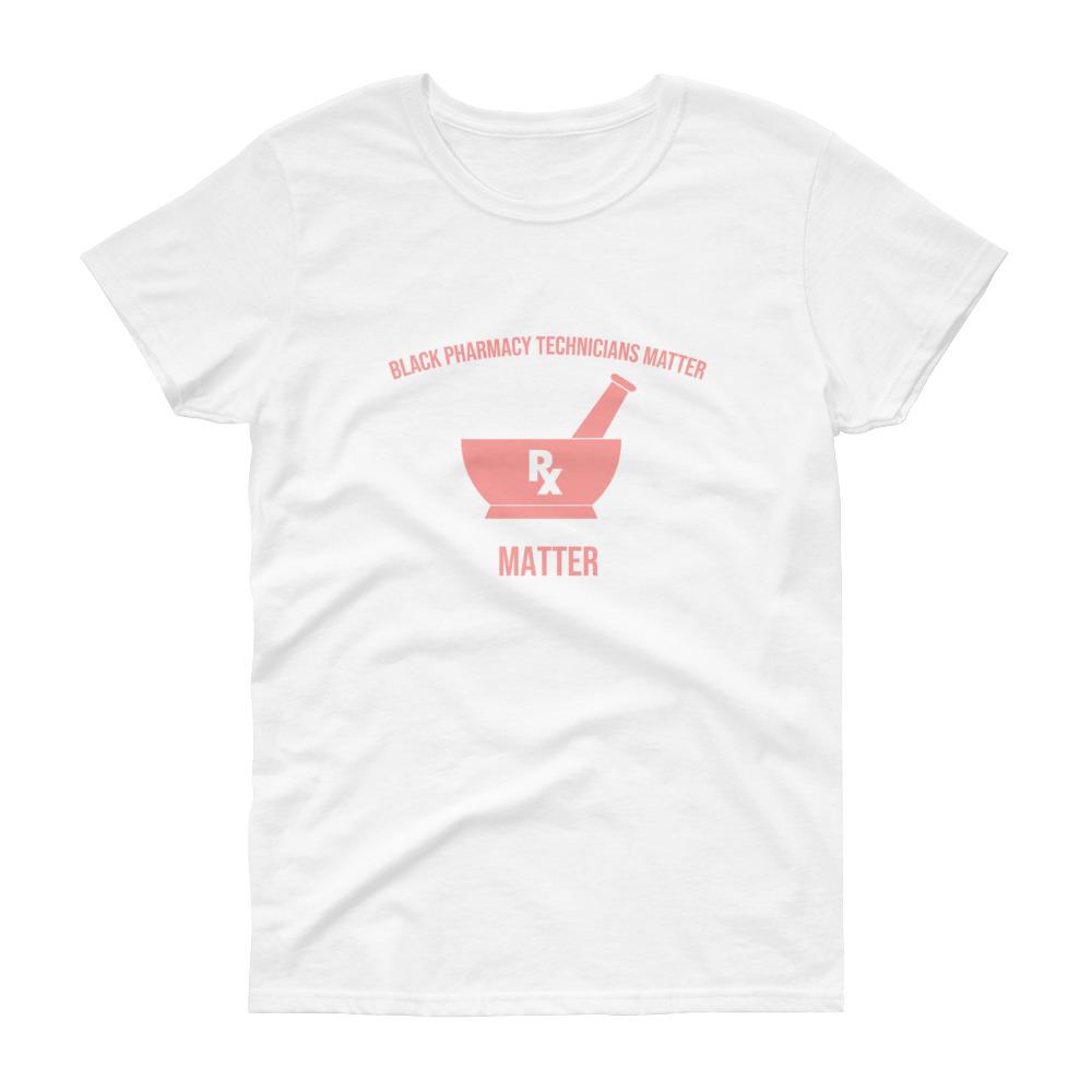 Black Pharmacy Technicians Matter - Women's short sleeve t-shirt