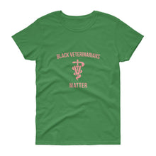 Load image into Gallery viewer, Black Veterinarians Matter (logo) - Women&#39;s short sleeve t-shirt
