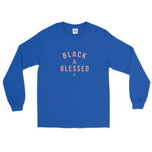 Load image into Gallery viewer, Black and Blessed - Long Sleeve T-Shirt
