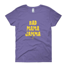 Load image into Gallery viewer, black-owned-clothing-t-shirt-bad-mama-jamma-short-sleeve-light-purple
