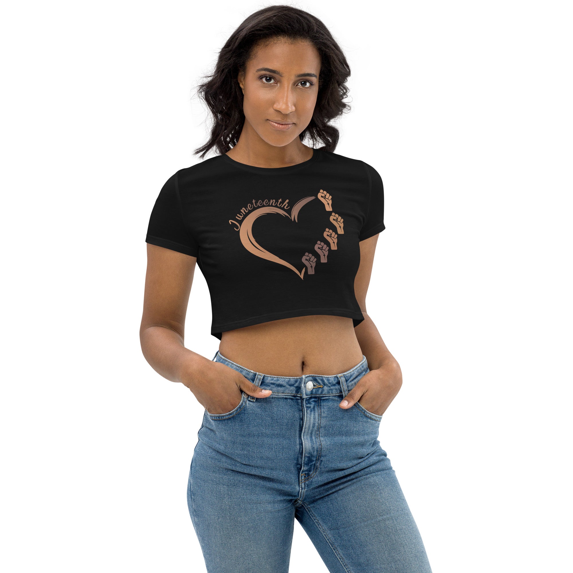Juneteenth Heart - Crop Top – My Pride Apparel