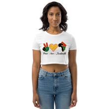 Load image into Gallery viewer, Peace Love Juneteenth - Crop Top
