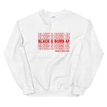 Load image into Gallery viewer, Black and Bomb AF - Sweatshirt
