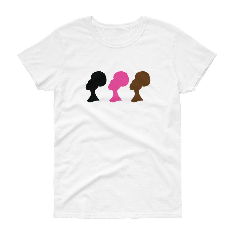 3 Afros - Women's short sleeve t-shirt