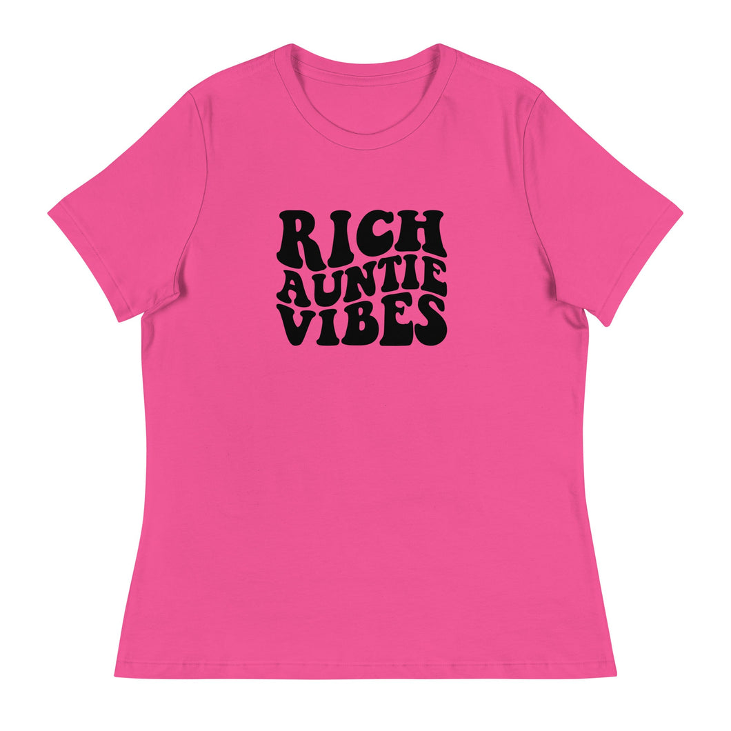 Rich Auntie Vibes - Women's Short Sleeve T-Shirt
