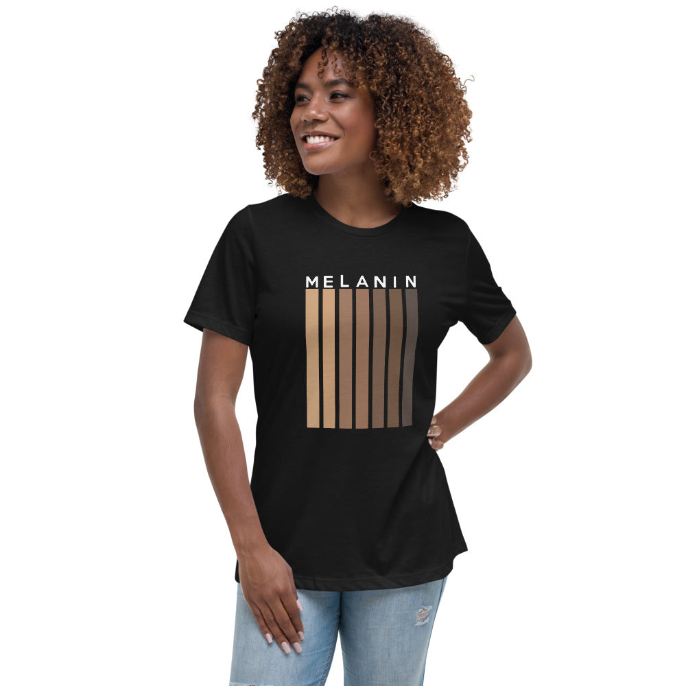 Melanin (Stripe) - Women's T-Shirt