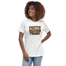 Load image into Gallery viewer, Limited Edition - Pretty Brown Thang (Brown Font) Tee
