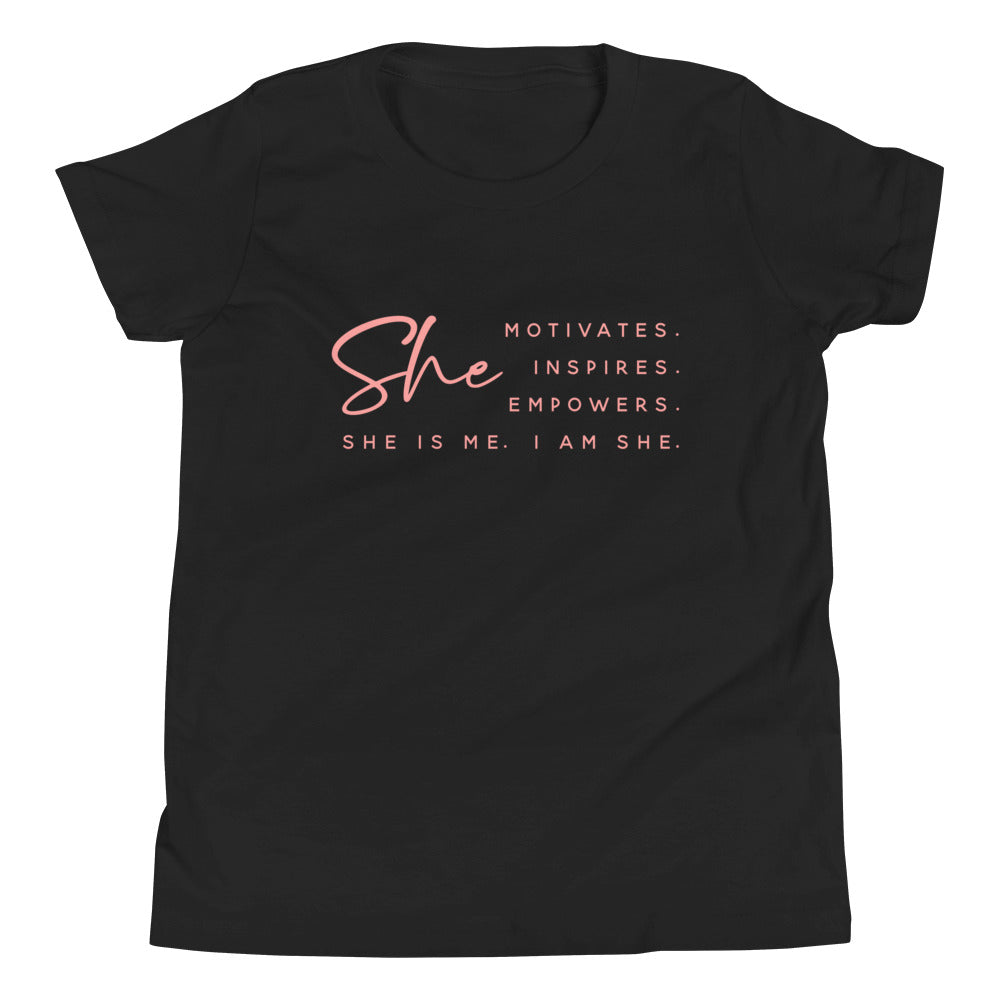 She Is Me - Youth Short Sleeve T-Shirt