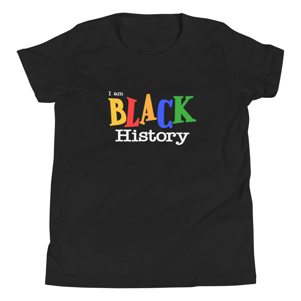 I Am Black History - Youth Short Sleeve T-Shirt